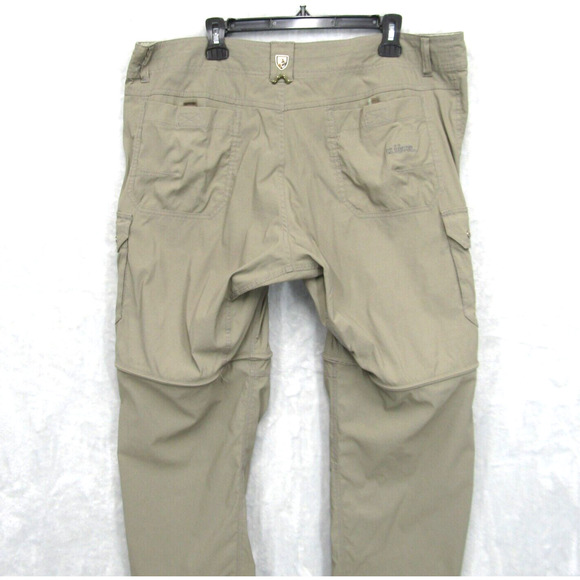 Kuhl Pants Mens 40X30 Liberator Convertible Zip Off Shorts Stealth Utility Beige - Picture 4 of 13